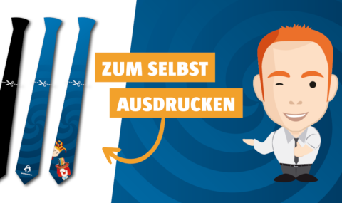 Krawatte zum selbst ausdrucken