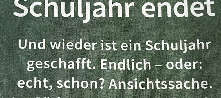 Warum Negativschrift?