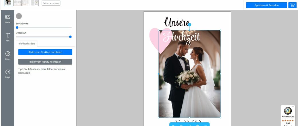 Hochzeitszeitungen Kleinauflage – jetzt individuell gestalten