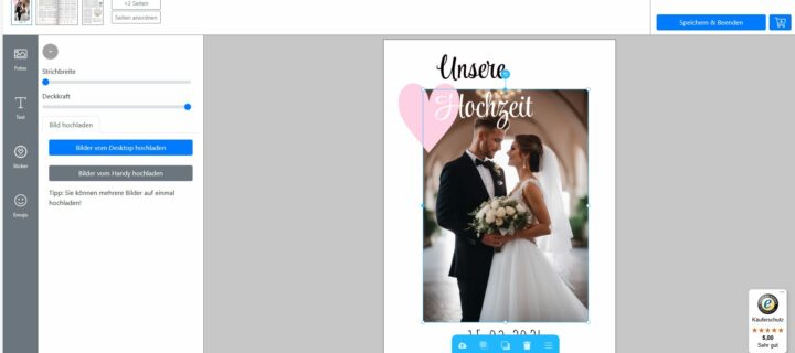 Hochzeitszeitungen Kleinauflage – jetzt individuell gestalten